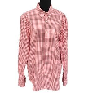 Timberland button down collar button front checked shirt size L